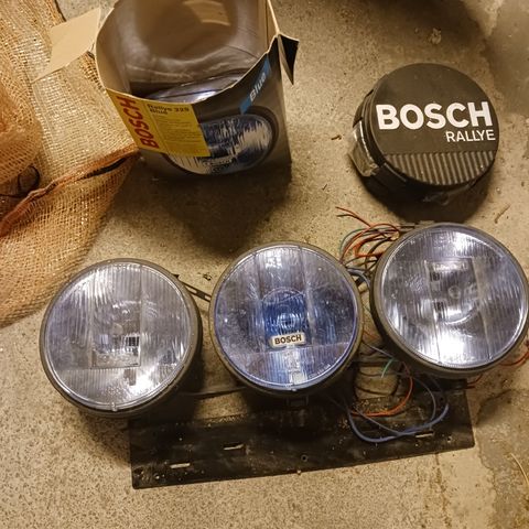 Bosch Ekstra lys/lang lys med plate