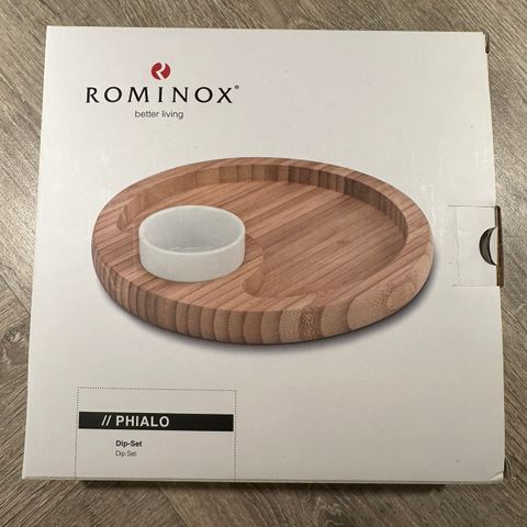 Rominox Dip sett: servingsfat og skål