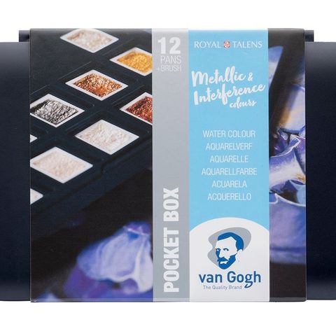 Van Gogh Akvarell - Pocketbox Metallic/Interferens