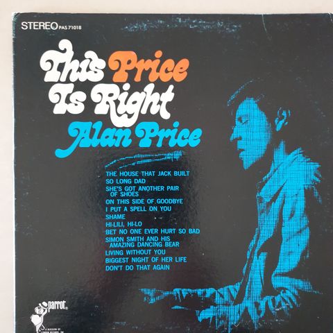 Alan Price  – This Price Is Right - LP