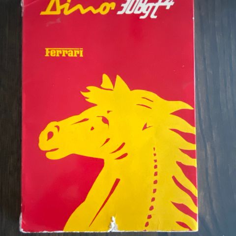 Ferrari Instruksjonsbok autentisk fra 1978