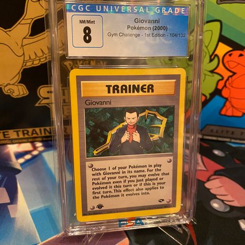 Giovanni 1st edition #104 fra Gym Challenge i CGC 8