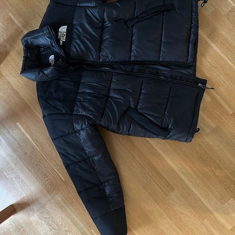 Svart NorthFace Boblejakke