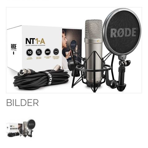 Røde NT1-A kondensator Studio Kit