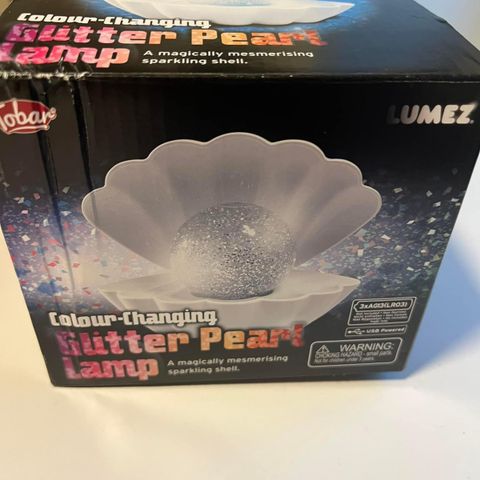 Ikke brukt ny lamp pearl med glitter