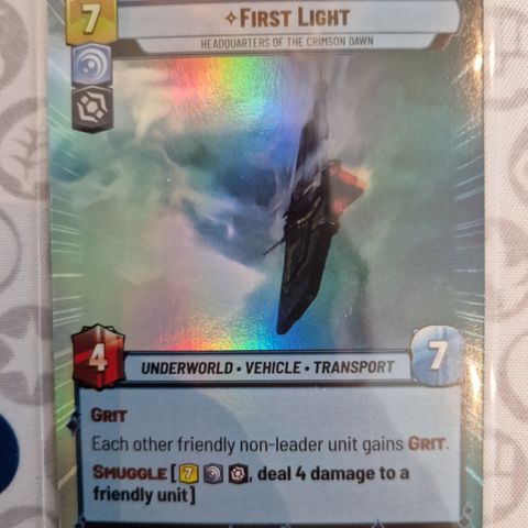 Star Wars Unlimited, Rare foil hyperspace, First Light