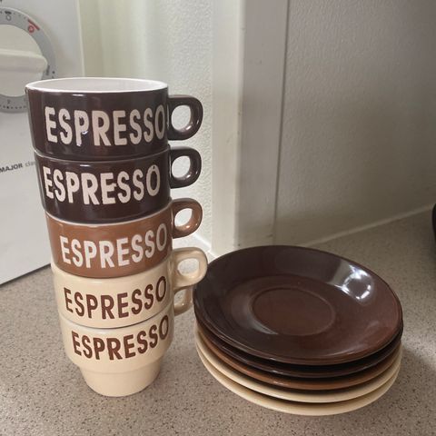 Espressokopper sett