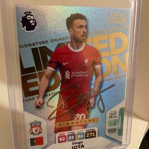 Diogo Jota - Panini Plus Signature Limited Edition