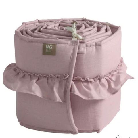 NG Baby Sengekant Mood Ruffles 120x60, Rose