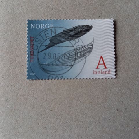 Frimerke Norge NK 1956 stemplet