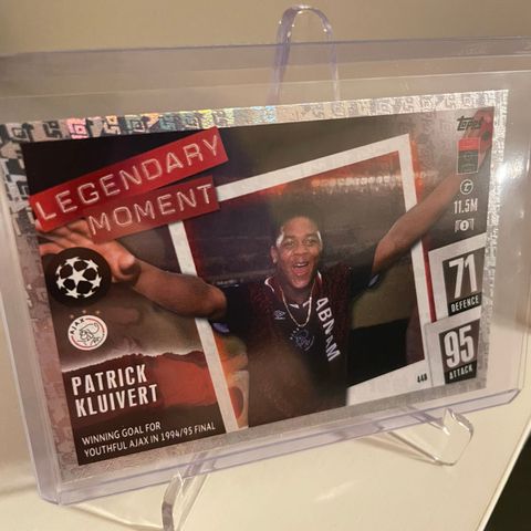 Patrick Kluivert - Topps Legendary Moment