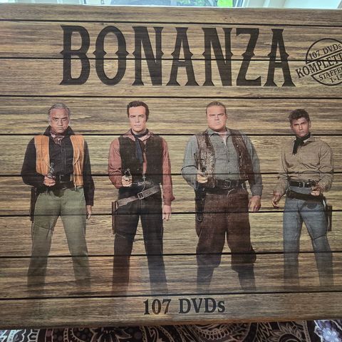 Bonanza komplett serie, DVD Sone 2!