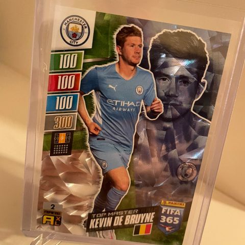 Kevin De Bruyne - Panini 365 Top Master