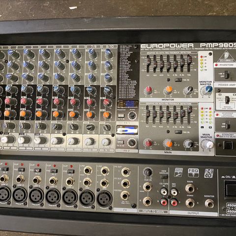 Behringer Europower Mixer with FX (pmp980s)