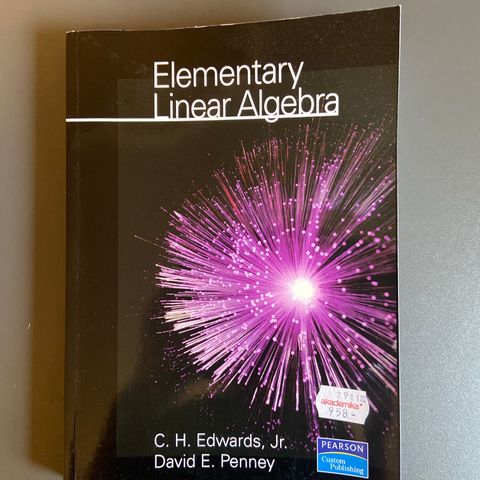 Elementary Linear Algebra