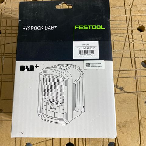 Festool Byggradio SYSROCK BR 10 DAB+