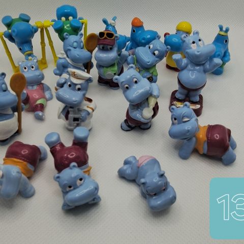 Diverse 90-talls kinderegg figurer