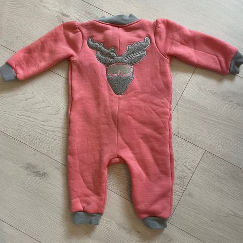 Ubrukt dress i merinoull til baby 3-6 mnd (WoolLand)