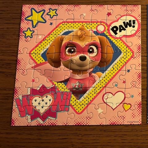 Puslespill: Paw patrol