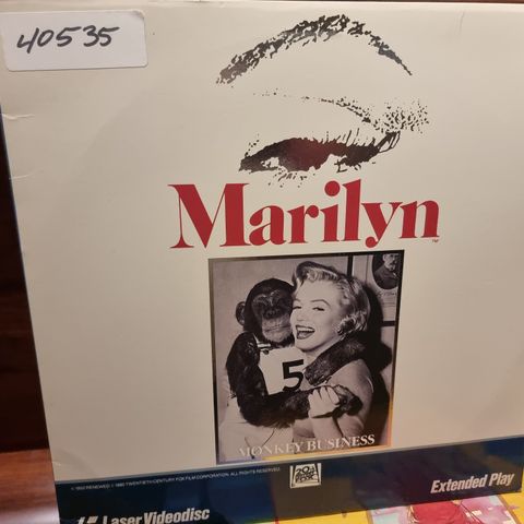 Laserdisc - Marilyn Monkey Business