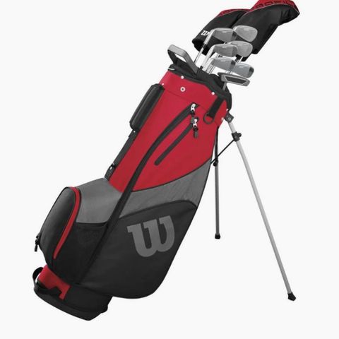 Wilson prostaff golfbag med driver og putter