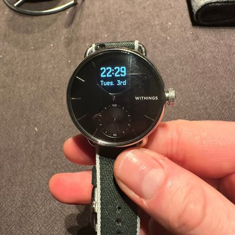 Withings ScanWatch 38mm Black (kjøpt i 2022)