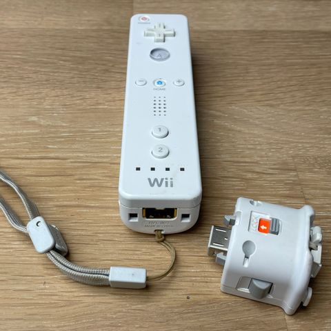 Original Wii kontroll inkl motion plus adapter