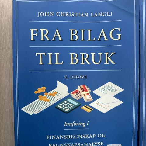 Fra bilag til bruk - 2.utgave  John Christian Langli bok + arbeidsbok