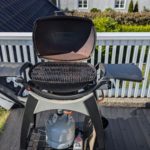 Weber gass grill med stativ