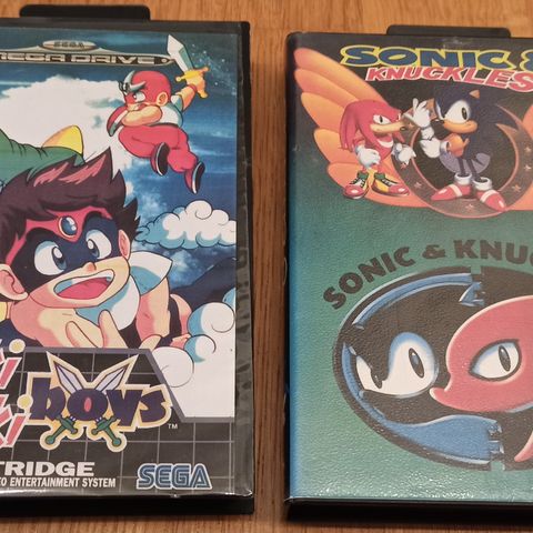 Chiki Chiki Boys og Sonic & Knuckles (Sega Mega Drive)