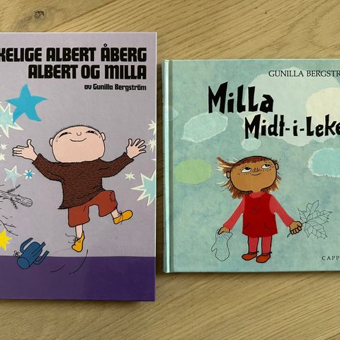 Albert Åberg og Milla bøker