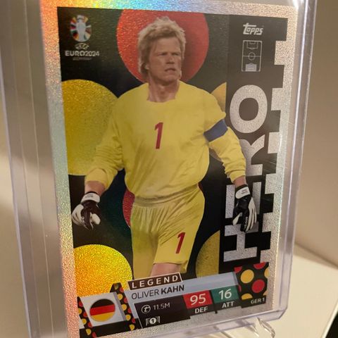 Oliver Khan - Topps Euro 2024 Hero Legend