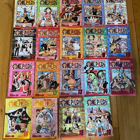 One piece manga bøker