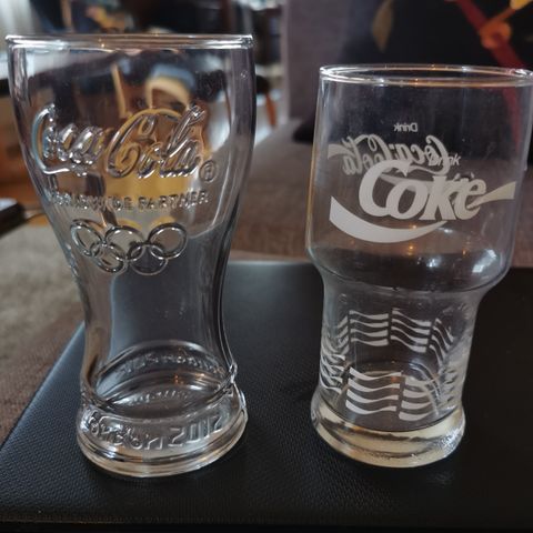 Coca Cola glass London 2012 + 1 cola glass til