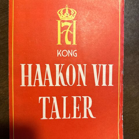 Kong Haakon VII taler 1905-1946