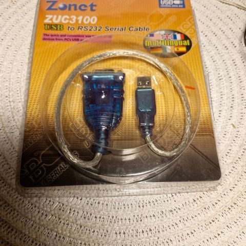 Zonet - Usb To Rs 232 Serial Cable