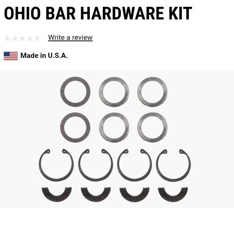 Ønsker å kjøpe Ohio bar hardware kit