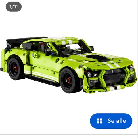 Lego technic bil. Ford Mustang Shelby- GT 500.        Gi bud