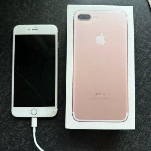 Iphone 7 pluss 32GB rosa