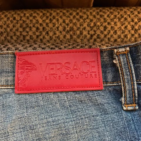 Retro Versace couture jeans til salgs