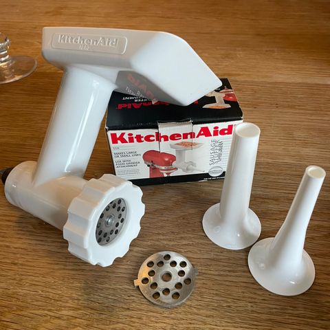 KitchenAid Kjøttkvern, pølsehorn og fruktpresser