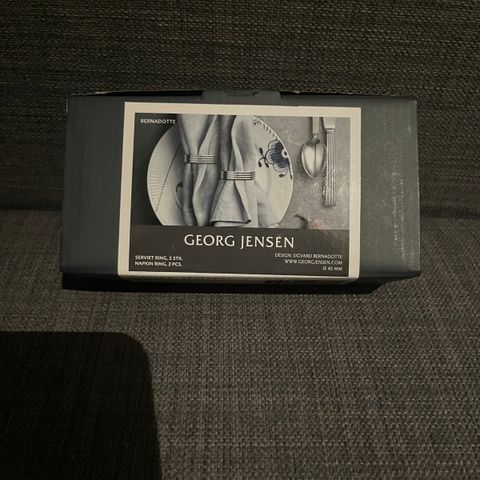 Georg Jensen Bernadotte serviettringer 2pk