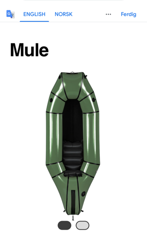 Packraft - Alpacka Raft, model Mule