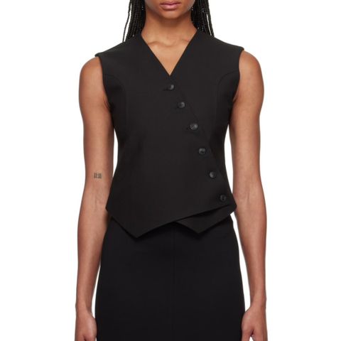 FRANKIE SHOP ASYMMETRIC VEST