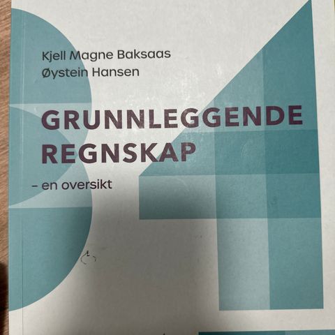 Grunnleggende regnskap