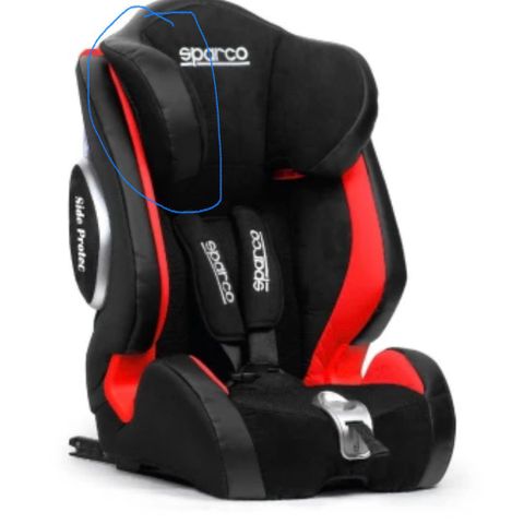 Sparco F 1000 KI  isofix 15-36 kg barnesete