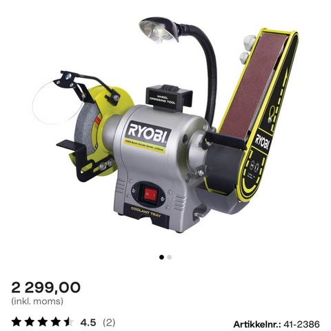 Ryobi RBGL250G kombislipemaskin, 250 W