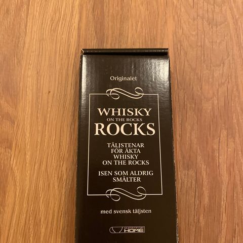 Ubrukte Whiskysteiner - Whisky on the rocks