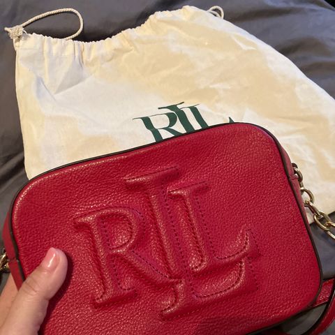 Ralph Lauren veske- red Ralph Lauren cross bag