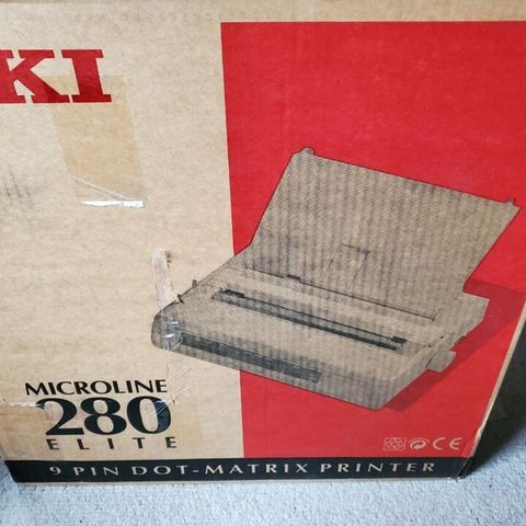 Printer, Oki microline 280, ubrukt